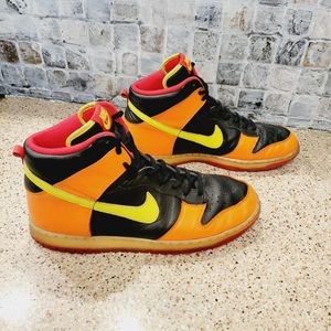 Nike Dunk High Og Bright Cactus Orange Blaze Leather Halloween 11.5